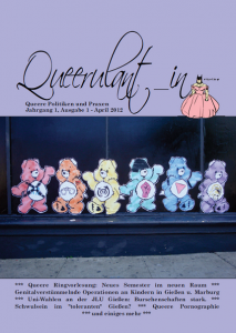 Queerulant_in Ausgabe 1 (April 2012)